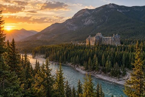 Banff surprise corner — Calgary / YYC → Banff.